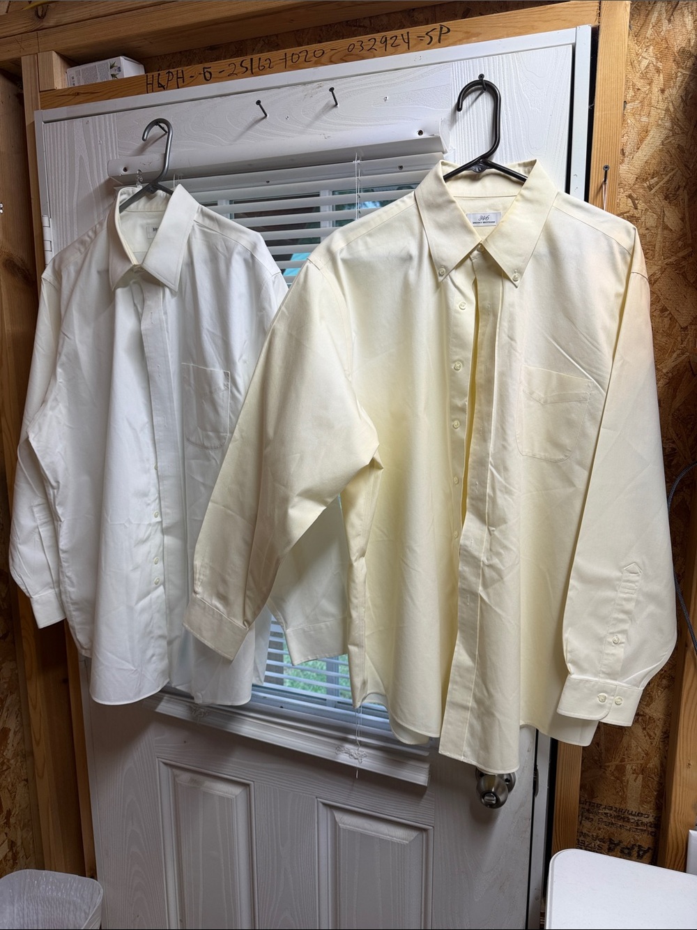 Brooks Men's 346 Button-Down Dress Shirts in White and Cream